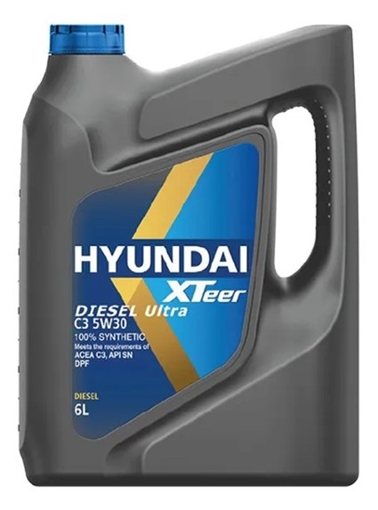 Foto 31 BIDON ACEITE MOTOR 5W30 DIESEL HYUNDAI DPF 6 LTS - Imagen 1
